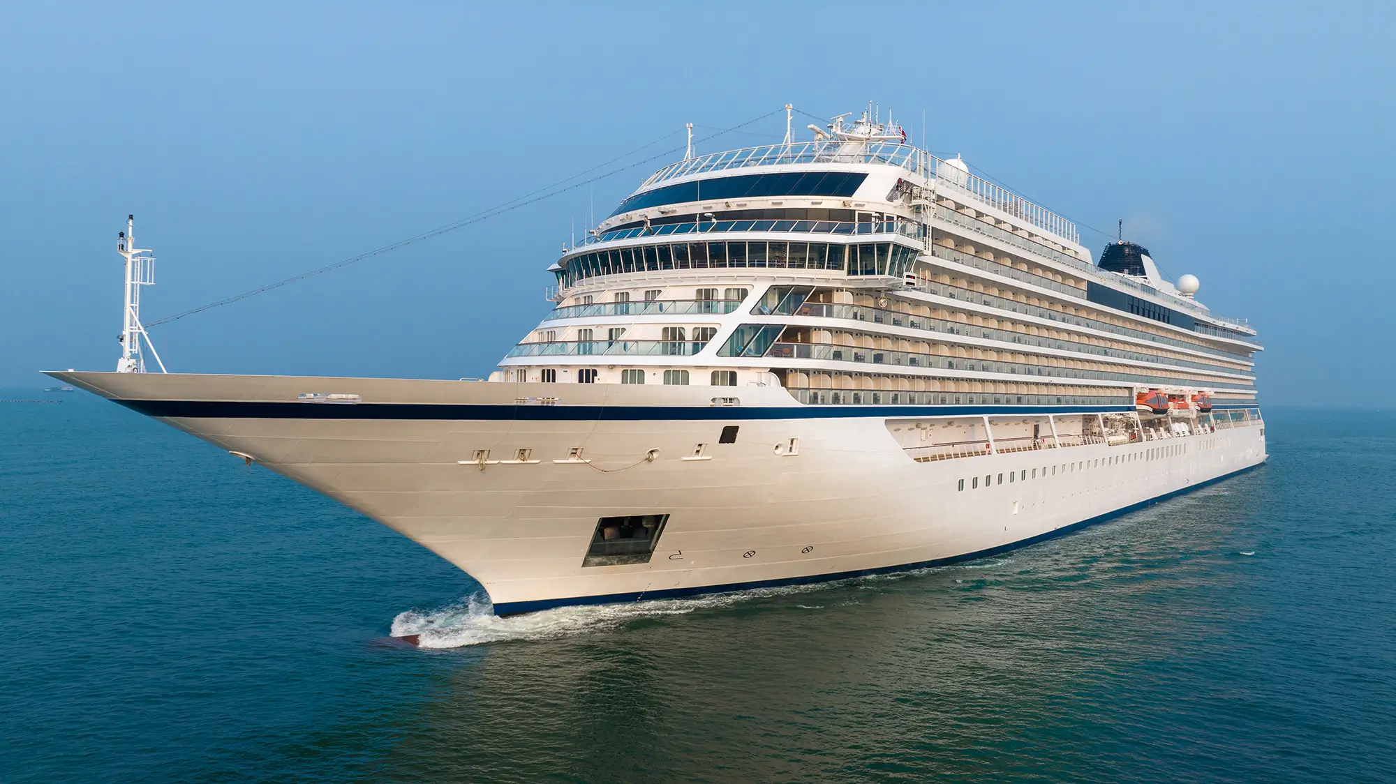 img cantalupi 02 Cruise ship navigating the ocean, showcasing modern design and engineering, relevant to TESS's marine electrical parts supply for the cruise industry.